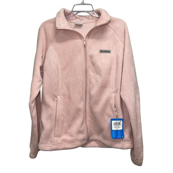 Columbia Benton Springs Pink XL Fleece Full Zip Jacket NWT - Picture 3 of 7